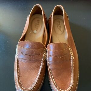 Sperry Woman Tan Leather Loafers